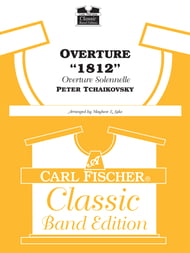 cover 1812 Overture Concert Band sheet music cover